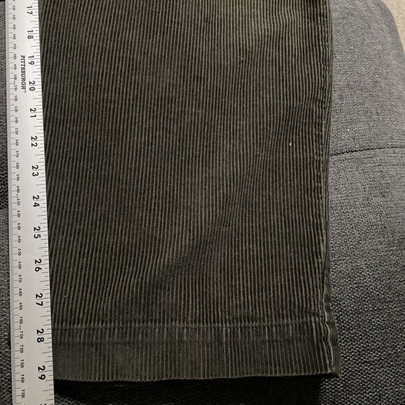 Izod Chino Corduroys Brown Faded Men's Size 38 Waist 30‎ Inseam 100% Cotton - Picture 9 of 9